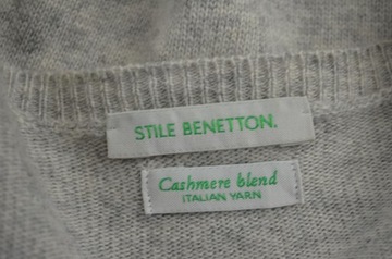 STILE BENETTON Cashmere blend damski sweter Rozm. S