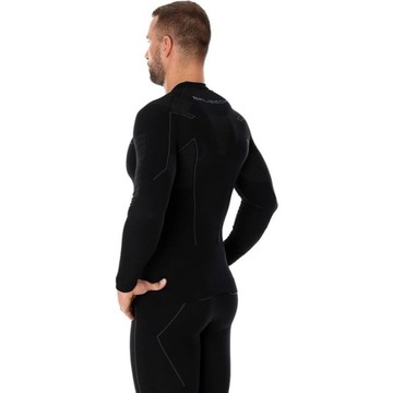 Koszulka motocyklowa termoaktywna Brubeck Czarna M