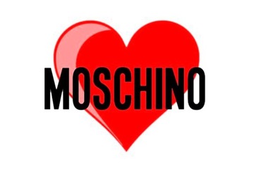 Bluza LOVE MOSCHINO 40 L NOWA logo bawełna