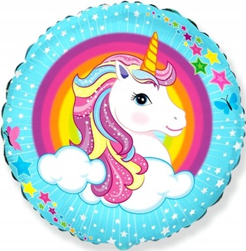 Topper urodzinowy JEDNOROŻEC Happy Birthday pikery dekoracja tort urodziny