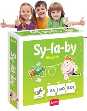 SYLABY UKŁADANKI JAWA - GRA EDUKACYJNA PUZZLE NAUKA SYLAB, CZYTANIA PISANIA