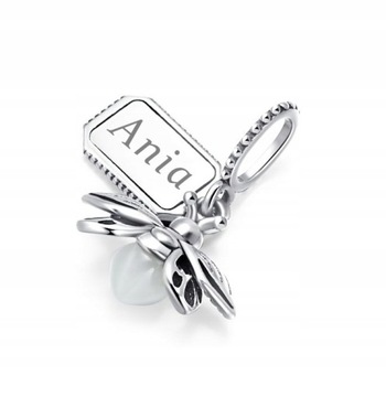 Charms Zawieszka Charms GRAWER Srebro 925 Trusky
