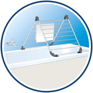 СУШИЛКА ДЛЯ БЕЛЬЯ ДЛЯ ВАННОЙ VILEDA ACROBATH