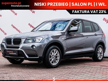 BMW X3 F25 SUV 2.0 20d 184KM 2013 BMW X3 xDrive20d aut 184KM | Salon PL | I wł. | Niski przebieg |