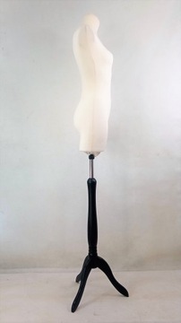 Портновский манекен 34/36 Ecru xs, подставка черная