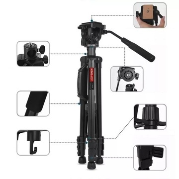 ФОТОГРАФИЧЕСКИЙ ШТАТИВ ШТАТИВ ВЫСОКИЙ 178 ДЛЯ ТЕЛЕФОННОЙ КАМЕРЫ SLR КАМЕРЫ
