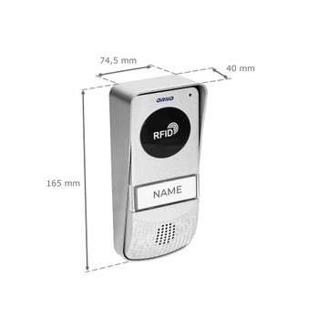 ИНТЕРФОН, ВОРОТА, СЧИТЫВАТЕЛЬ RFID-КЛЮЧЕЙ, НАВЕРХНОСТНЫЙ