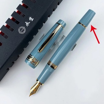 Wingsung 629 Iraurita Nib Resin Aluminum Alloy Piston Gold Clip Fountain