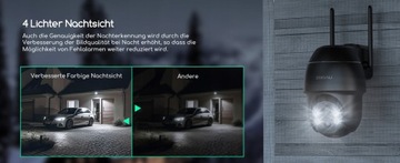 Уличная вращающаяся солнечная камера Wi-Fi, 5 Мп, 64 ГБ