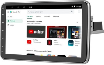 РАДИО 1 DIN 2 DIN ANDROID RDS 10,1 дюйма 2 ГБ ОЗУ 32 ГБ GPS USB ПОВОРОТНЫЙ ЭКРАН