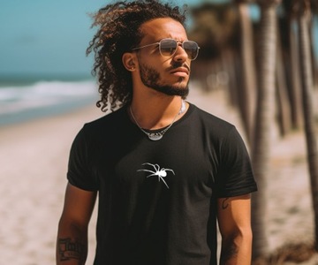 naprasowanka na koszulkę t-shirt PAJĄK SPIDER 12 x 8 cm