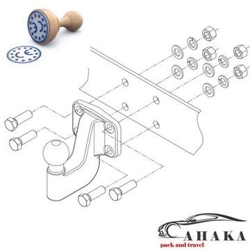 Kula Flanszowa Haka Kuta Odkuwka 83x56mm do Fiat Ducato I 1994-2006