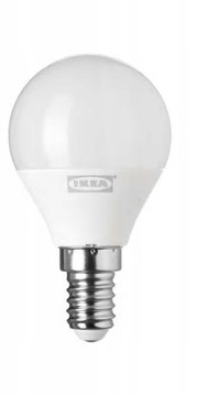 ŻARÓWKA DO STRALA IKEA SOLHETTA E14 250L KULKA BIAŁA 1SZT DO KLOSZA
