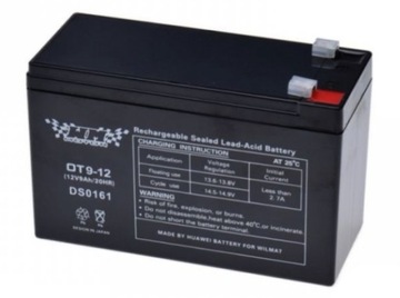 AKUMULATOR ŻELOWY 9Ah 12 VOLT OT9-12 ZABAWKA ELEKTRYCZNA SKUTER QUAD