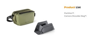 K&F Waist Bag, сумка через плечо для фототехники для городского фотооборудования