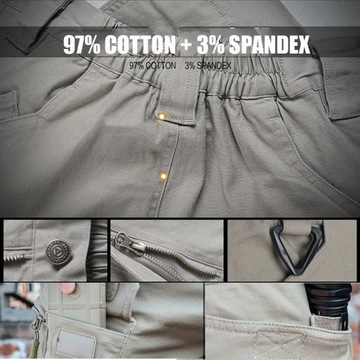 IX9 97% Cotton Men Military Tactical Cargo Pants M