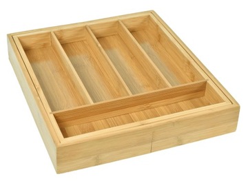 Органайзер для столовых приборов - бамбук