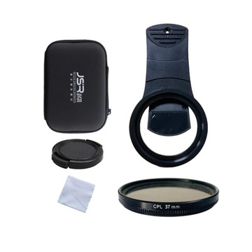 Portable 37mm Phone Camera Lens Clip CPL Filter