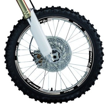 BLACKBIRD KOMPLET NAKLEJEK NA FELGI CZARNY (RACING)