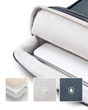 INNOSTYLE TORBA NA LAPTOPA 15 6 16 WODOODPORNA ETUI CASE OMNIPROTECT SZARA