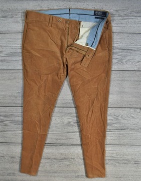 Polo Ralph Lauren Sztruksowe Scpodnie Chinos Slim Fit / 36/34