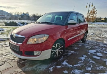 Skoda Fabia II Hatchback 1.4 i 16V 85KM 2008 Skoda Fabia Super stan techniczny 1.4 Benzyna 86KM