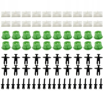 SPINKI TULEJKI KOŁKI WCISKI LISTEW PROGU BŁOTNIKA BMW E36 46 ZESTAW 80 SZT