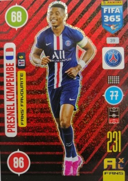 FIFA 365 2021 FANS FAVOURITE 39 KIMPEMBE PSG