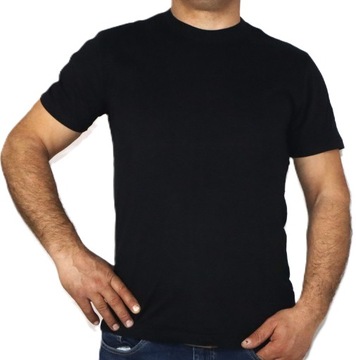 Hugo Boss Koszulka czarna T-shirt logo classic roz. 2XL