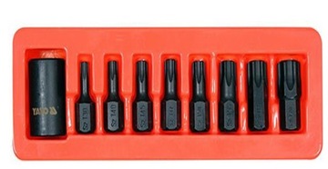 ZESTAW UDAROWYCH KLUCZY TRZPIENIOWYCH TORX 1/2