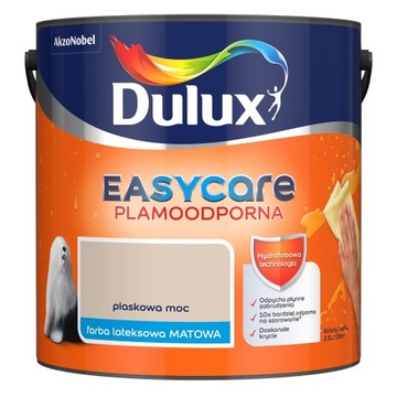 Piaskowa moc 2,5L Farba hydrofobowa Dulux Easycare