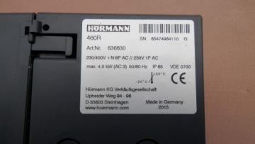 Блок управления HORMANN 460R арт. 636830