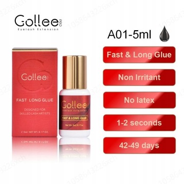 Gollee 5ml Eyelash Extension Glue 0.5 Second