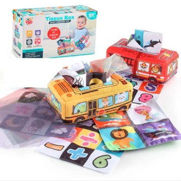 СОРТЕР С САЛФЕТКАМИ ПЛЮШЕВЫЕ ЖИВОТНЫЕ MONTESSORI SENSORY