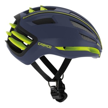 Kask rowerowy CASCO SPEEDairo 2 blue neon M + szyb