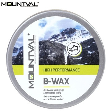 Натуральный крем для обуви MOUNTVAL B-WAX 100мл
