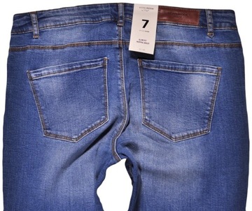 VERO MODA spodnie REGULAR blue jeans SEVEN _ W32 L32