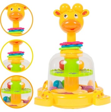 ОБРАЗОВАТЕЛЬНЫЙ ИНТЕРАКТИВНЫЙ СПИННЕР СПИННЕР КАРУСЕЛЬ ШАРЫ ПОГРЕМКИ ПОДАРОК