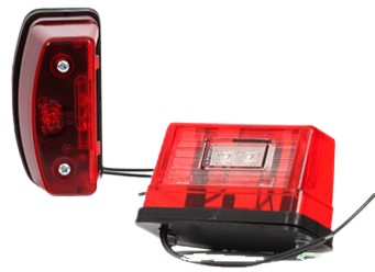 Lampa Światło Tablicy rejestracyjnej 247 WAś
