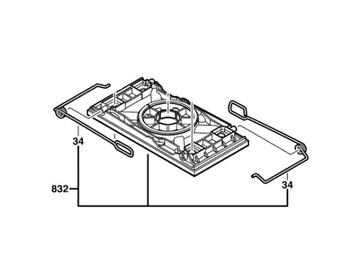 ПОДНОЖКА BOSCH ДЛЯ КАЧЕСТВЕННО-ШЛИФОВАЛЬНОЙ МАШИНЫ PSS 200 AC PSS 190 AC