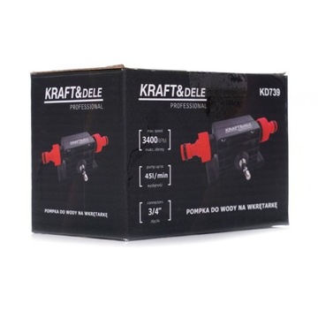 Водяной насос для шуруповерта 45л/мин/3/4