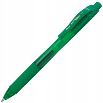 PIÓRO kulkowe 0,7mm żelowe zielone PENTEL