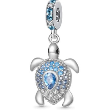 Zawieszka Charms Żółwik Pando S925 bransoletka