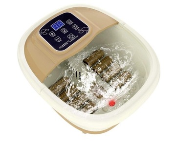 MASAŻER WODNY DO STÓP PODCZERWIEŃ 500W LCD 8ROLEK