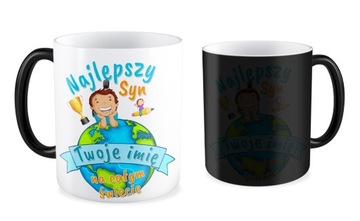 Kubek magiczny NAJLEPSZY SYN na świecie Twoje imię