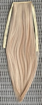 Włosy doczepiane, blond, pasemka / refleksy, kucyk