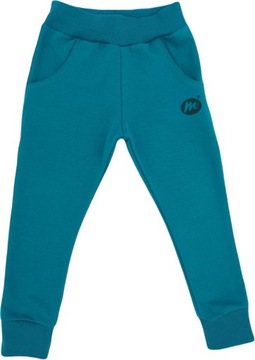 СПОРТИВНЫЕ БРЮКИ ДЛЯ МАЛЬЧИКОВ 128 BLUE PETROL MROFI SPRING SLIM PL