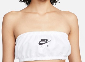 Top damski Nike Air Futura Sportswear Pique Bandeau DM6460100 S