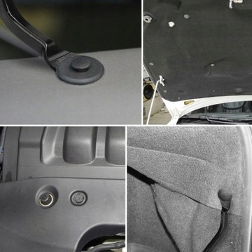 НАБОР ПЛАСТИКОВЫХ АВТОМОБИЛЬНЫХ ПРЯЖОК С ФАЛЬЦЕМ + СЪЕМНИК