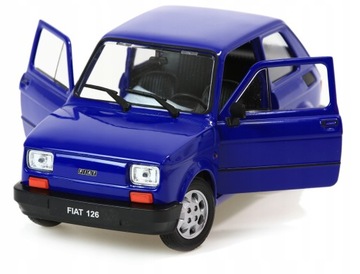 Welly POLISH FIAT 126p Металлическая модель 1:21 MALUCH